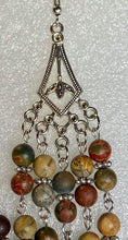 Load image into Gallery viewer, Picasso Jasper Chandelier Statement Earrings
