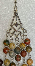 Load image into Gallery viewer, Picasso Jasper Chandelier Statement Earrings