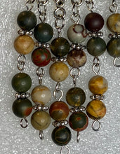 Load image into Gallery viewer, Picasso Jasper Chandelier Statement Earrings