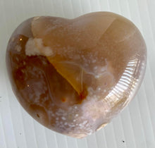 Load image into Gallery viewer, Flower Agate Hearts