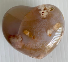 Load image into Gallery viewer, Flower Agate Hearts