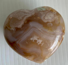 Load image into Gallery viewer, Flower Agate Hearts