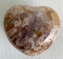 Load image into Gallery viewer, Flower Agate Hearts