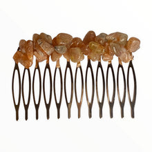 Load image into Gallery viewer, Hair Combs with Natural Stone Chips
