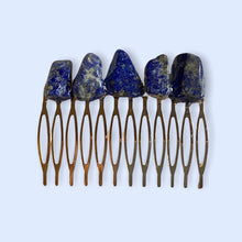 Load image into Gallery viewer, Hair Combs with Natural Stones
