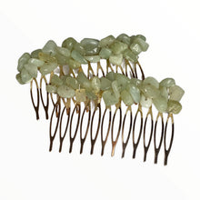 Load image into Gallery viewer, Hair Combs with Natural Stone Chips