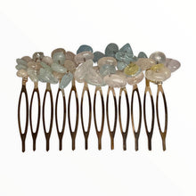 Load image into Gallery viewer, Hair Combs with Natural Stone Chips