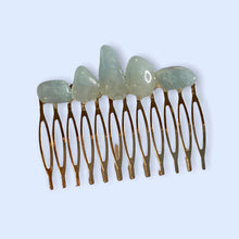 Load image into Gallery viewer, Aquamarine Hair Combs
