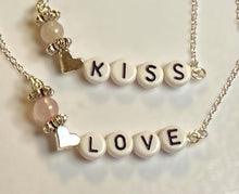 Load image into Gallery viewer, Love and Kiss Necklaces