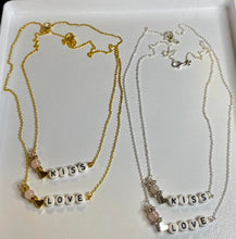 Load image into Gallery viewer, Love and Kiss Necklaces