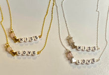 Load image into Gallery viewer, Love and Kiss Necklaces