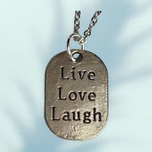 Load image into Gallery viewer, Live Love Laugh Necklace
