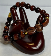 Load image into Gallery viewer, Red Tiger's Eye Stretchy Bracelet