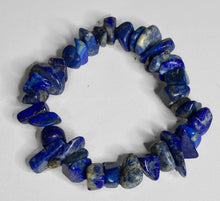 Load image into Gallery viewer, Lapis Lazuli BIG Chip Bracelet (Stretchy)