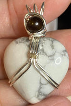 Load image into Gallery viewer, Heart Pendants in Silver Wire