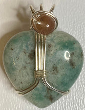 Load image into Gallery viewer, Heart Pendants in Silver Wire