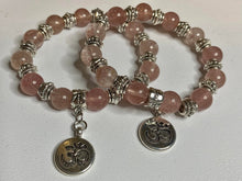 Load image into Gallery viewer, Strawberry Quartz Stretchy Bracelet