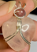 Load image into Gallery viewer, Heart Pendants in Silver Wire