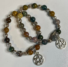Load image into Gallery viewer, Ocean Jasper Stretch Bracelets