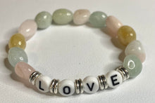 Load image into Gallery viewer, Morganite Love and Peace Bracelets