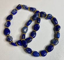 Load image into Gallery viewer, Lapis Lazuli Stretchy Bracelet