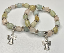 Load image into Gallery viewer, Morganite Angel Stretch Bracelets