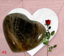 Load image into Gallery viewer, Black Moonstone Hearts