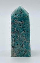 Load image into Gallery viewer, Amazonite with Smoky Quartz 4-Sided Towers