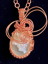 Load image into Gallery viewer, Flower Agate In Copper Pendant