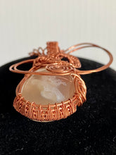 Load image into Gallery viewer, Flower Agate In Copper Pendant
