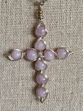 Load image into Gallery viewer, Wire Wrapped Cross Pendant