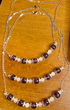 Load image into Gallery viewer, Amethyst and Rose Quartz Necklace