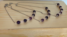 Load image into Gallery viewer, Amethyst and Rose Quartz Necklace