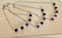 Load image into Gallery viewer, Amethyst and Rose Quartz Necklace