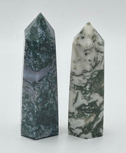 Load image into Gallery viewer, Moss Agate Tower
