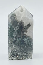 Load image into Gallery viewer, Moss Agate 4-Sided Towers