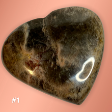 Load image into Gallery viewer, Black Moonstone Hearts