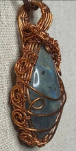 Load image into Gallery viewer, Grey Labradorite in Copper Pendant
