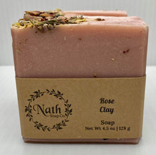 Load image into Gallery viewer, Rose Clay Handcrafted Soap
