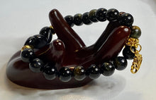 Load image into Gallery viewer, Blue Tiger&#39;s Eye Stretchy Bracelet
