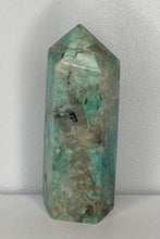 Load image into Gallery viewer, Amazonite with Smoky Quartz Towers
