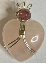 Load image into Gallery viewer, Heart Pendants in Silver Wire
