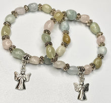 Load image into Gallery viewer, Morganite Angel Stretch Bracelets
