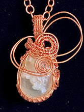 Load image into Gallery viewer, Flower Agate In Copper Pendant
