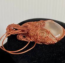 Load image into Gallery viewer, Flower Agate In Copper Pendant
