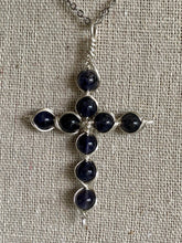 Load image into Gallery viewer, Wire Wrapped Cross Pendant
