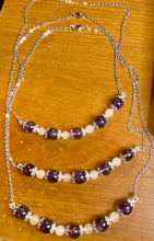 Load image into Gallery viewer, Amethyst and Rose Quartz Necklace
